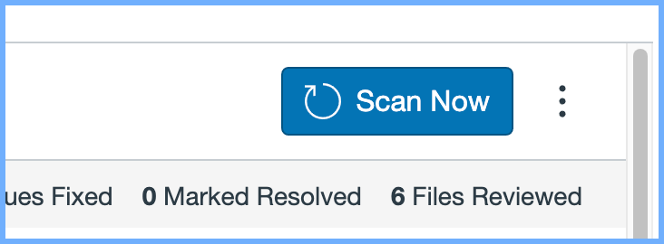 An image of the Scan Now button in the top right corner.